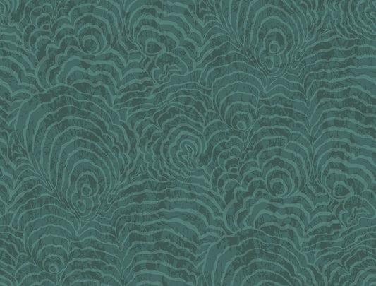 York Wallcoverings Woodnote Ocean Jasper Teal Wallpaper Modern Geometrics Blues   - GN2631