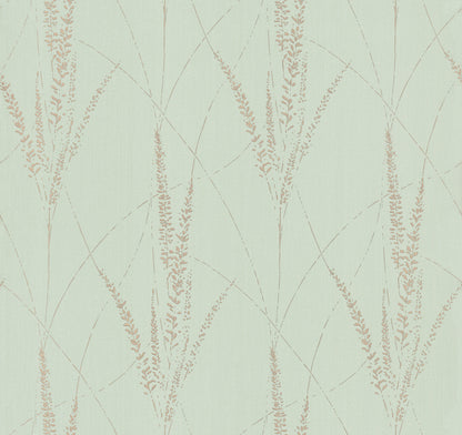 York Wallcoverings Woodnote Graceful Willow Lagoon Wallpaper Transitional Botanical Blues   - GN2643