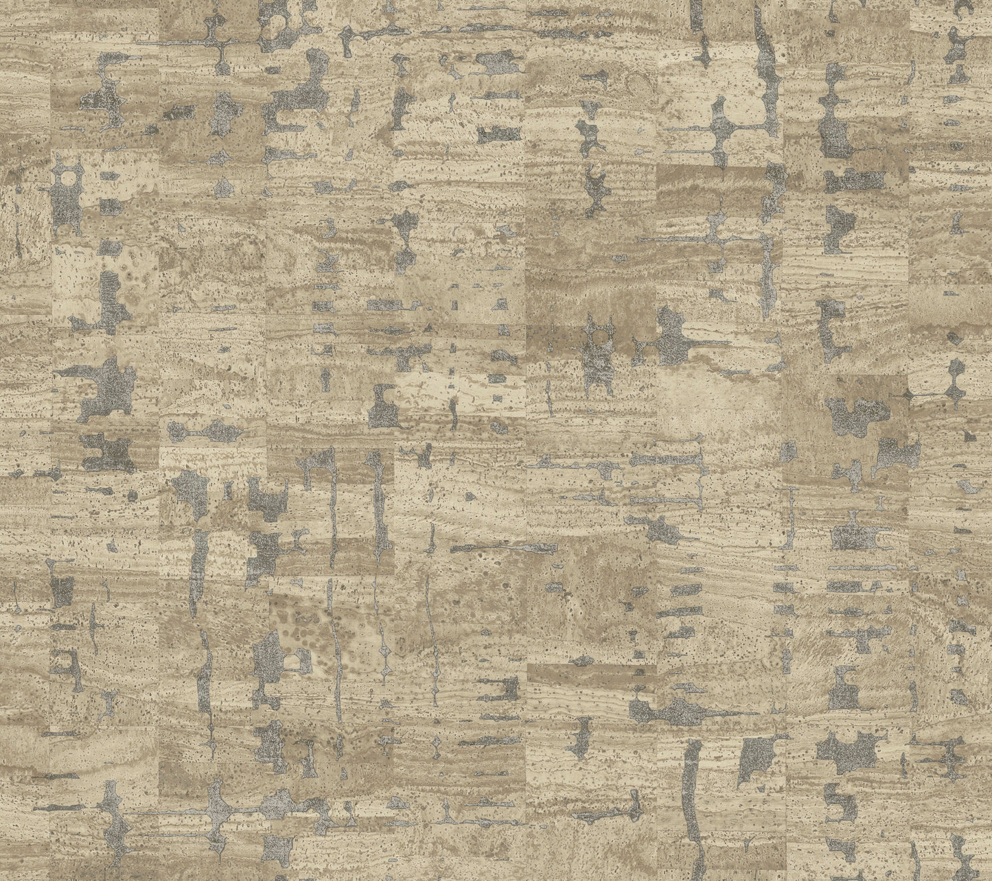 York Wallcoverings Woodnote Pop The Cork Taupe Wallpaper Modern Cork Browns   - GN2651