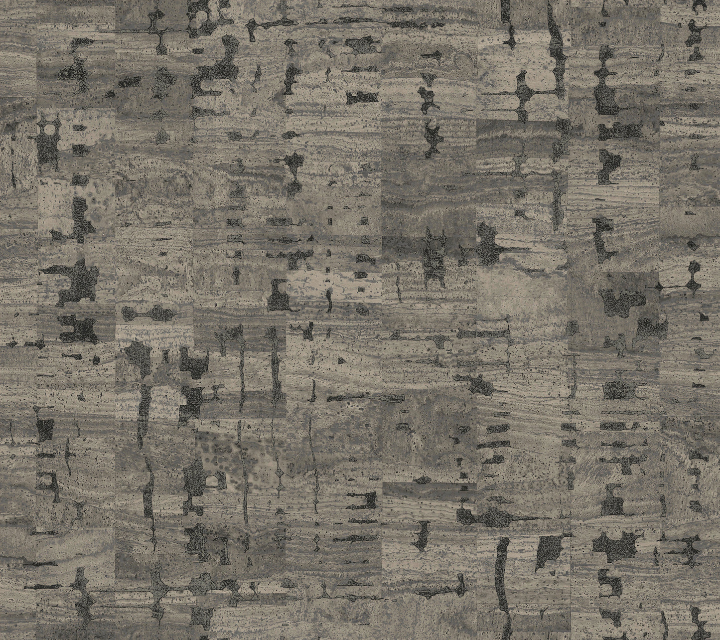 York Wallcoverings Woodnote Pop The Cork Charcoal Wallpaper Modern Cork Blacks   - GN2654