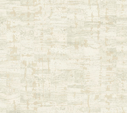 York Wallcoverings Woodnote Pop The Cork White Wallpaper Modern Cork Whites and Off-Whites   - GN2655