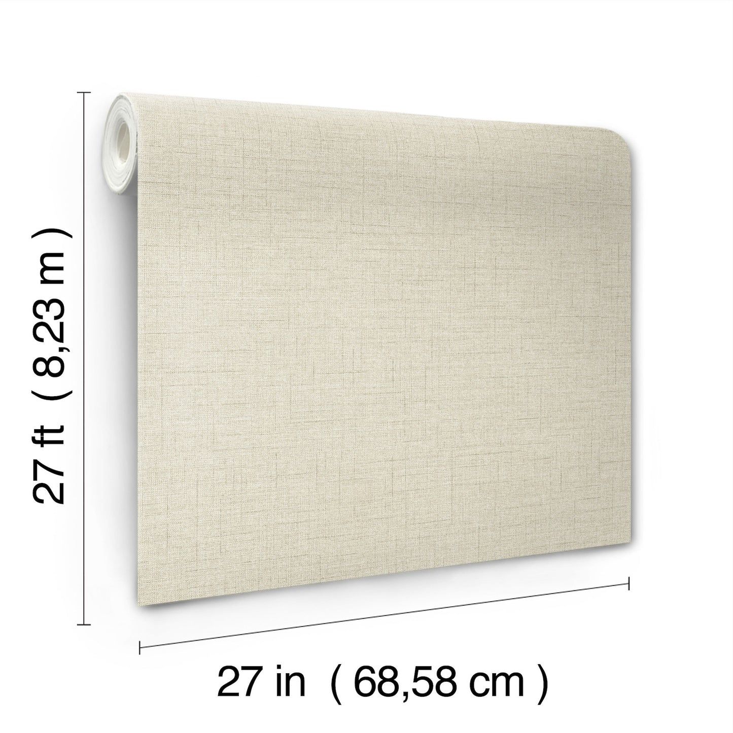 York Wallcoverings Woodnote Hillswick Tweed Beige Wallpaper Solids Masculine Beige  Wallpaper - GN2675