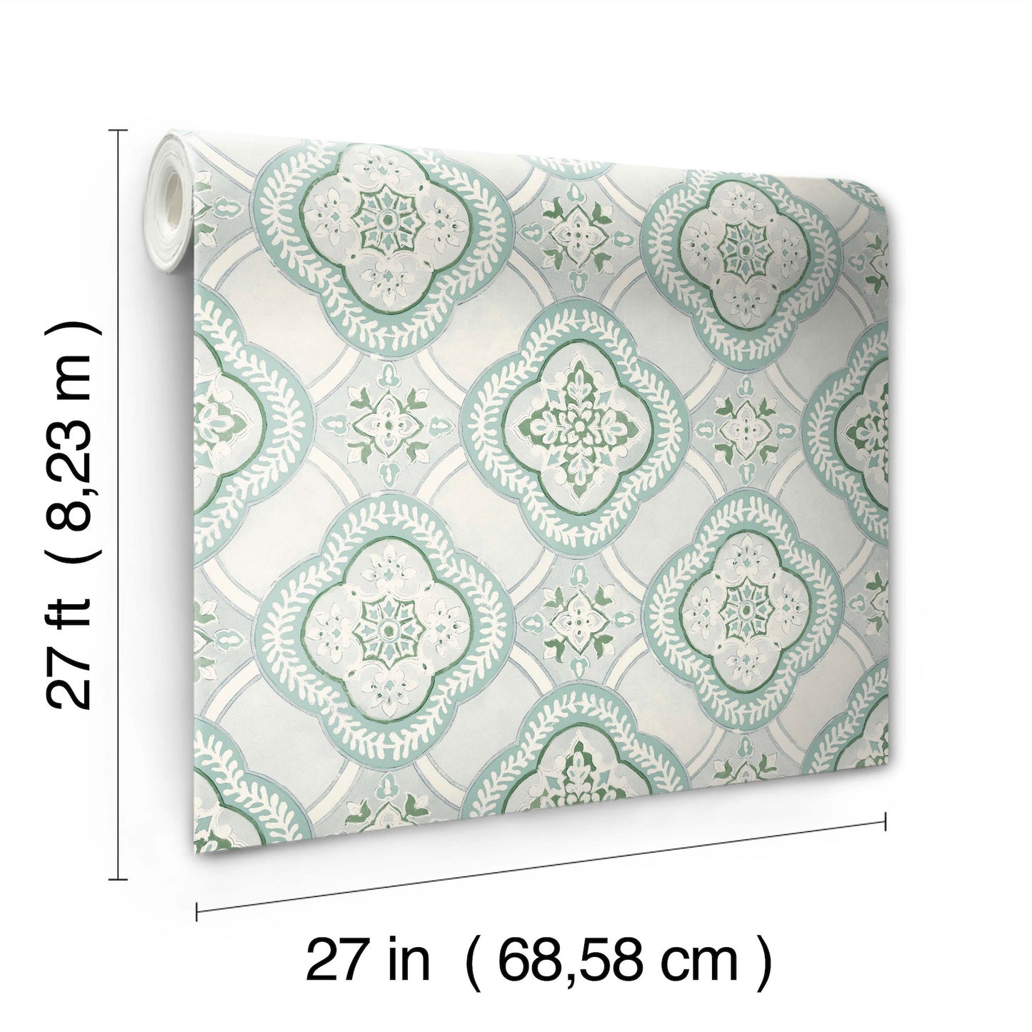 York Wallcoverings Greenhouse Garden Trellis Rain Wallpaper  Geometrics Greys   - GO8211