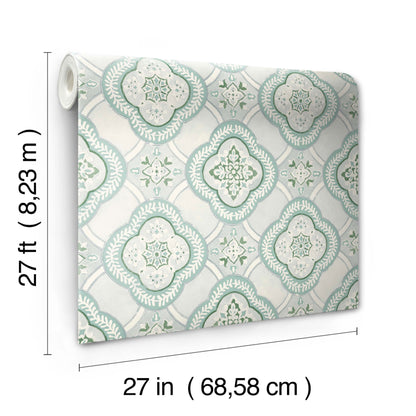 York Wallcoverings Greenhouse Garden Trellis Rain Wallpaper  Geometrics Greys   - GO8211