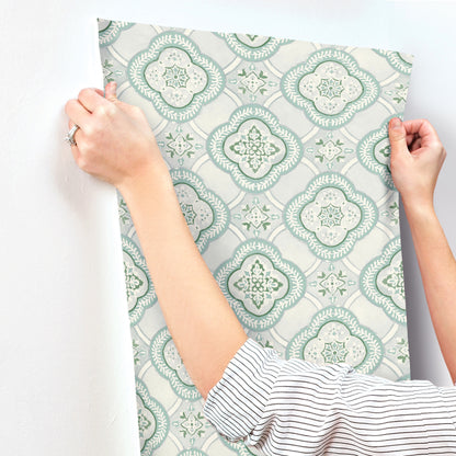 York Wallcoverings Greenhouse Garden Trellis Rain Wallpaper  Geometrics Greys   - GO8211