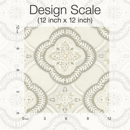 York Wallcoverings Greenhouse Garden Trellis Hazel Wallpaper  Geometrics Neutrals   - GO8212