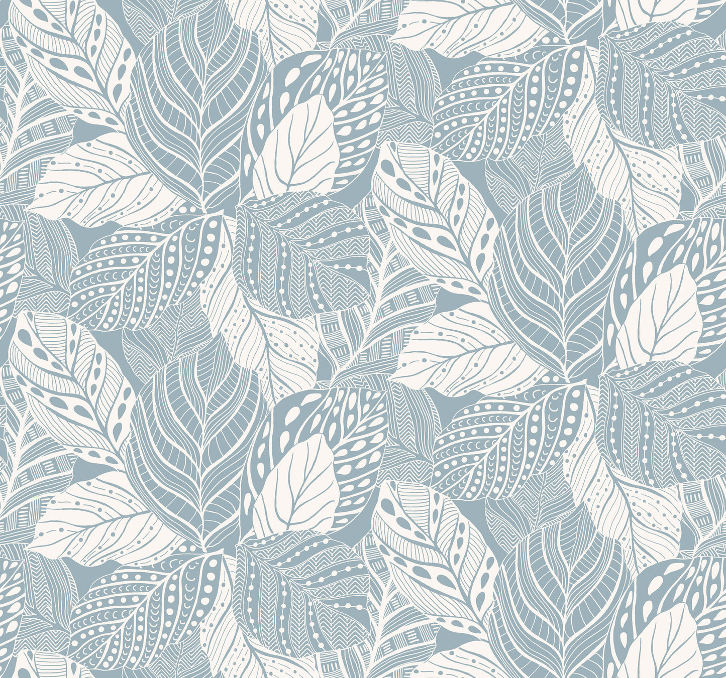 York Wallcoverings Greenhouse Vinca Blue Wallpaper  Botanical Blues   - GO8225