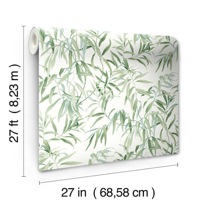 York Wallcoverings Earthy Tones Willow Grove Forest Wallpaper Botanical Botanical Forest   - GO8241