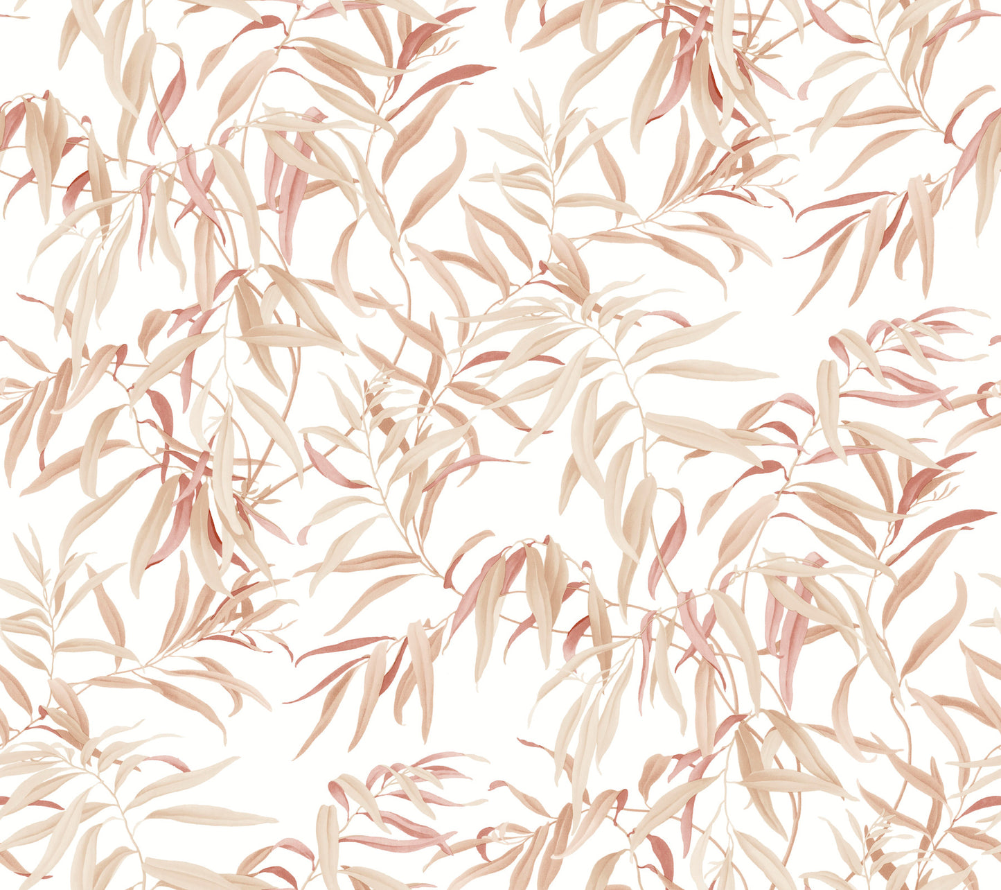 York Wallcoverings Greenhouse Willow Grove Clay Wallpaper  Botanical Greys   - GO8244