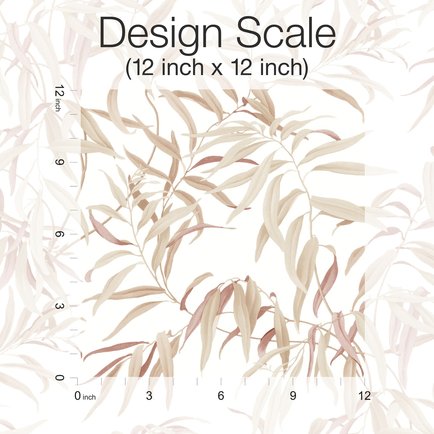 York Wallcoverings Greenhouse Willow Grove Clay Wallpaper  Botanical Greys   - GO8244