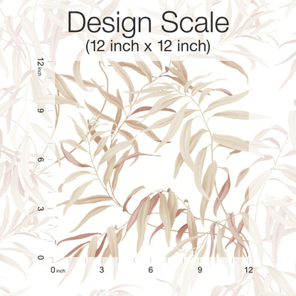 York Wallcoverings Greenhouse Willow Grove Clay Wallpaper  Botanical Greys   - GO8244