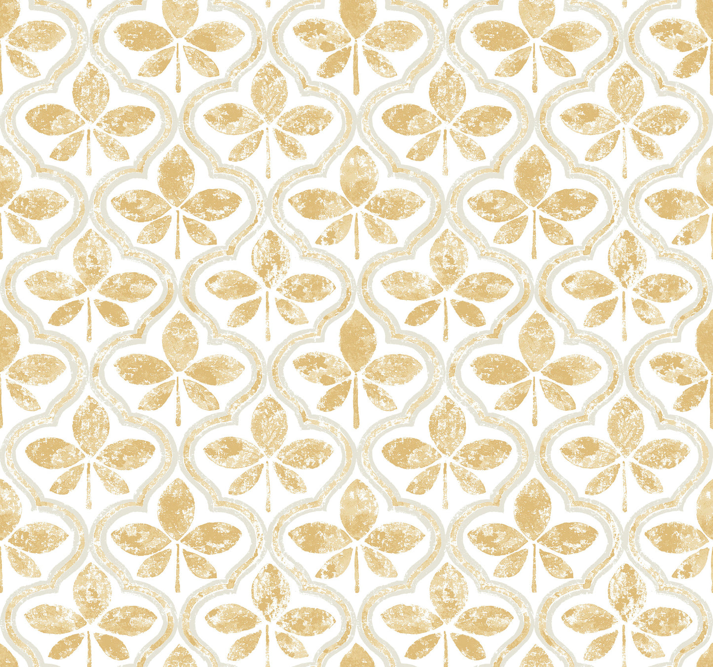 York Wallcoverings Blues II Sevilla Ochre Wallpaper  Geometrics Yellows   - GO8271