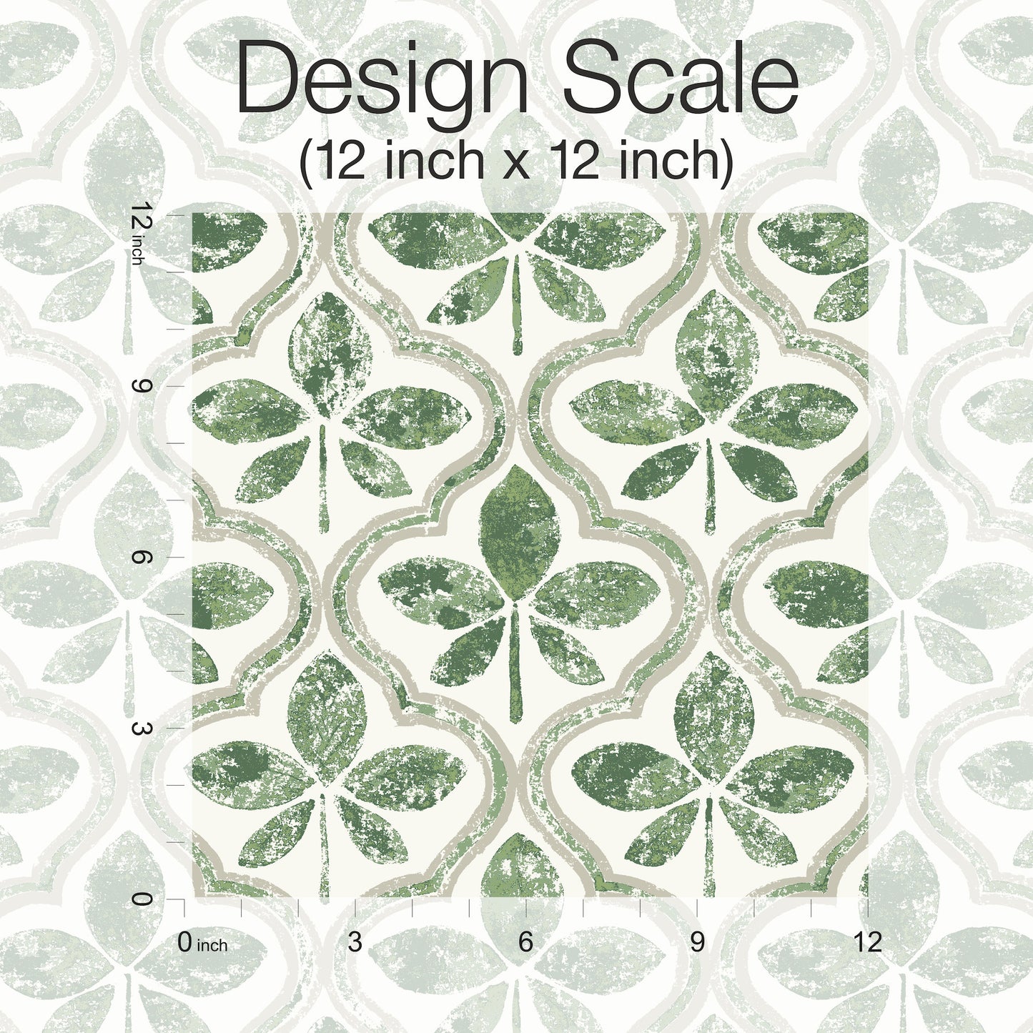 York Wallcoverings Greenhouse Sevilla Clover Wallpaper  Geometrics Greens   - GO8274