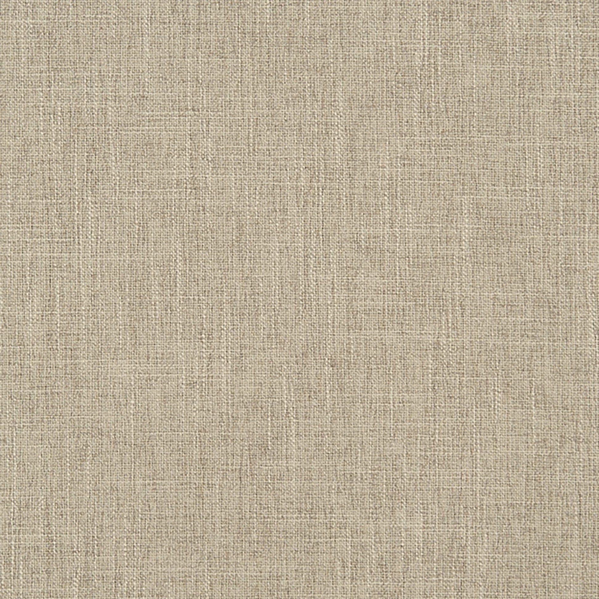Grey linen-textured woven fabric with visible fibers; neutral upholstery fabric.