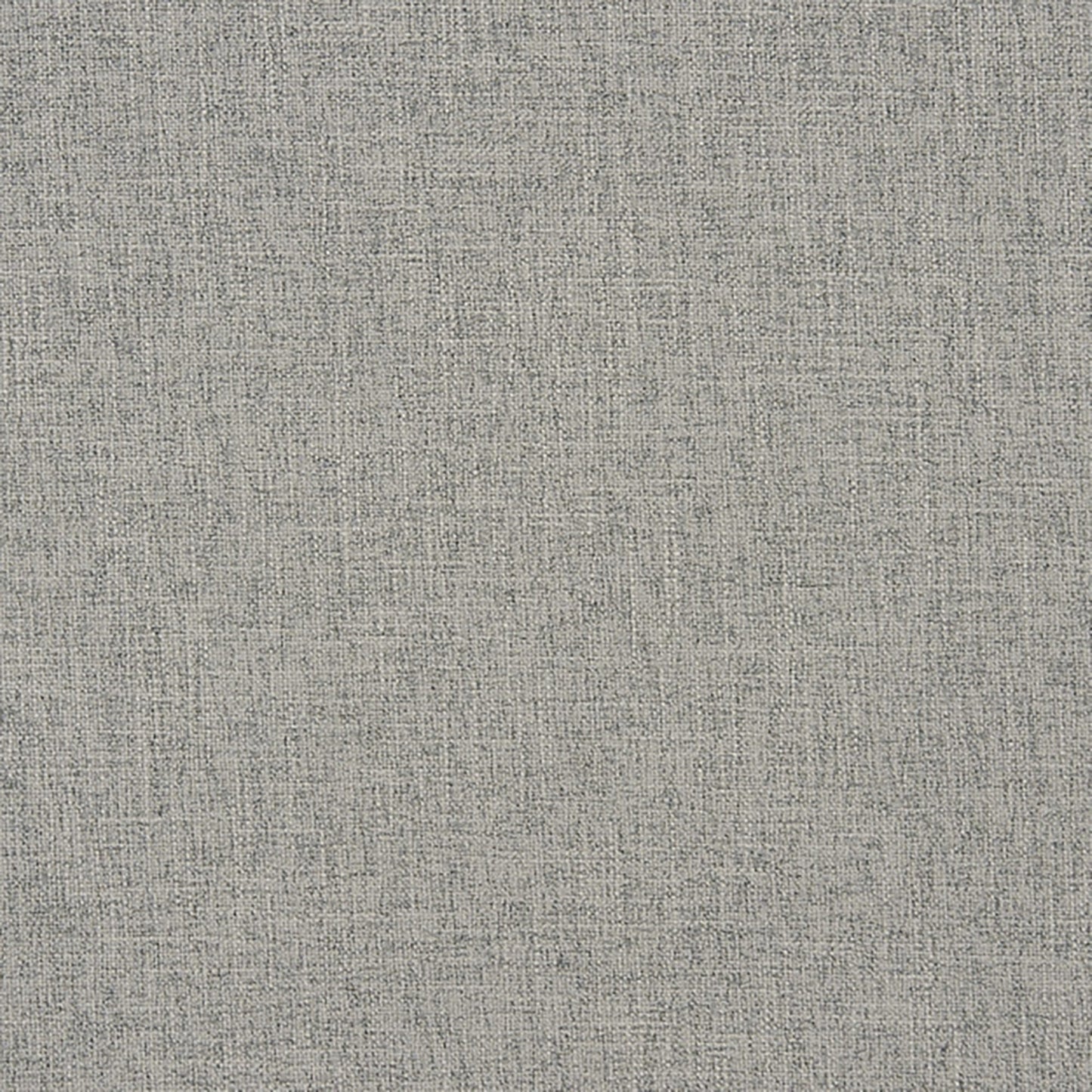 Soft gray linen-look textured fabric with a heathered weave, ideal for upholstery and cushions.