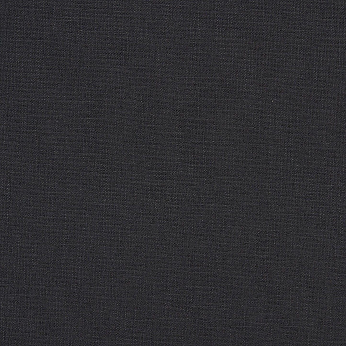 Dark charcoal woven fabric close-up with tight matte weave, upholstery style.