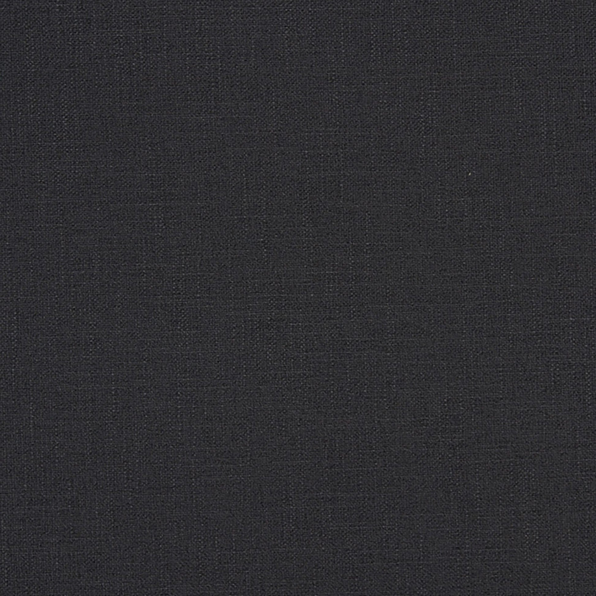 Dark charcoal woven fabric close-up with tight matte weave, upholstery style.