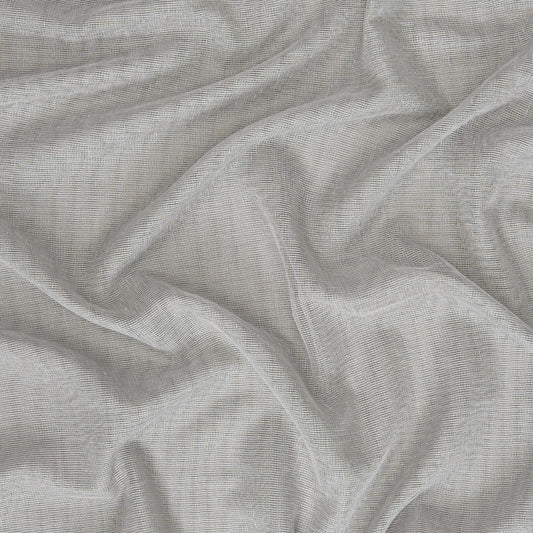 JF Fabrics GOSLING 93 Fabric Traditional,Transitional,Contemporary,Plain Grey/Silver  Wide Width,Sheer - 7486693 J8231