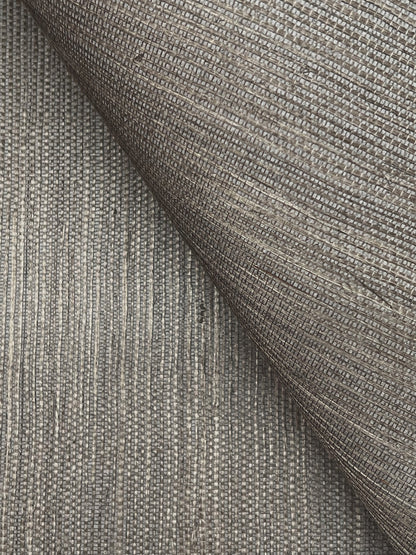 York Wallcoverings Grasscloth Resource Maguey Sisal Truffle Wallpaper Traditional Grasscloth Greys   - GR1045NWFD