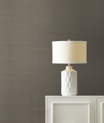 York Wallcoverings Grasscloth Resource Maguey Sisal Truffle Wallpaper Traditional Grasscloth Greys   - GR1045NWFD