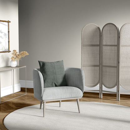 NICHOLASJOHN INC NJ-LOVELACE Ash Solid   Fabric - NJ25-1434