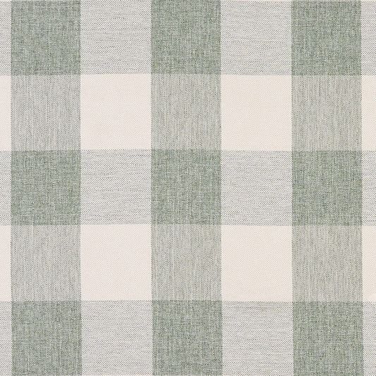JF Fabrics GRANBY 76 Fabric Plaid, Classic Green, White  Woven - 9283676 J9431