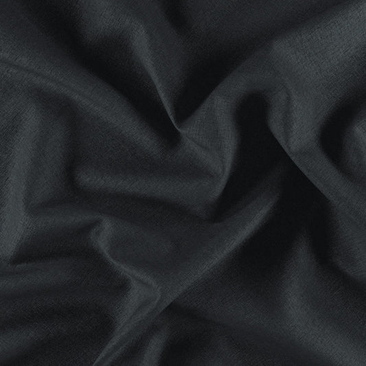 JF Fabrics FibreGuard GRIFFIN 97 Fabric Plain,Transitional,Contemporary Black  Chenille,Texture - 8580597 J8971