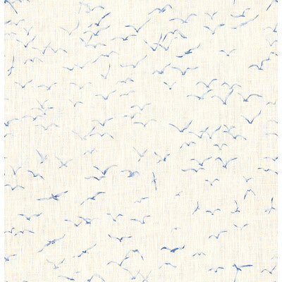 KRAVET BASICS PRINT NOVELTY BEIGE,BLUE,   - GRIFFITH.516.0