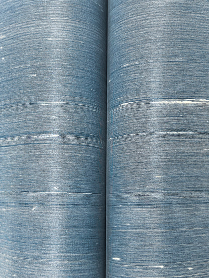 York Wallcoverings Ronald Redding Silk Road Lapis Wallpaper Weaves Naturals Lapis  Wallpaper - GRL88117