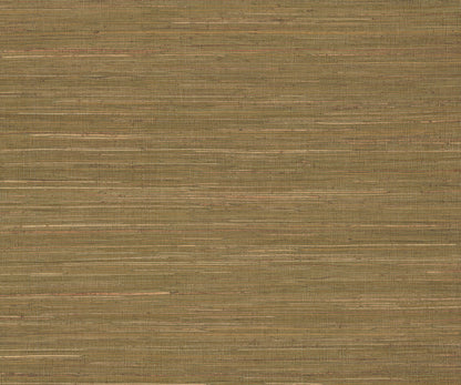 Golden-brown woven fabric with subtle horizontal stripes, natural fiber texture.