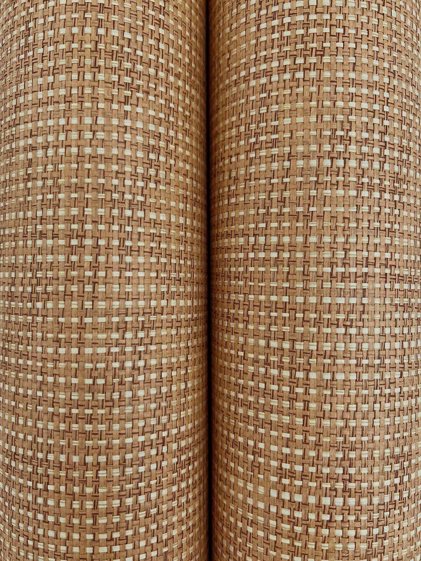 York Wallcoverings Ronald Redding Check Paperweave Saddle Weave Wallpaper Paper Weave Naturals Saddle Weave  Wallpaper - GRL88364