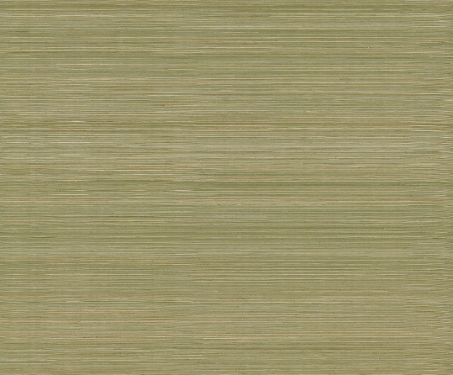 Olive-green grasscloth wallpaper with a natural woven texture and subtle horizontal pattern.