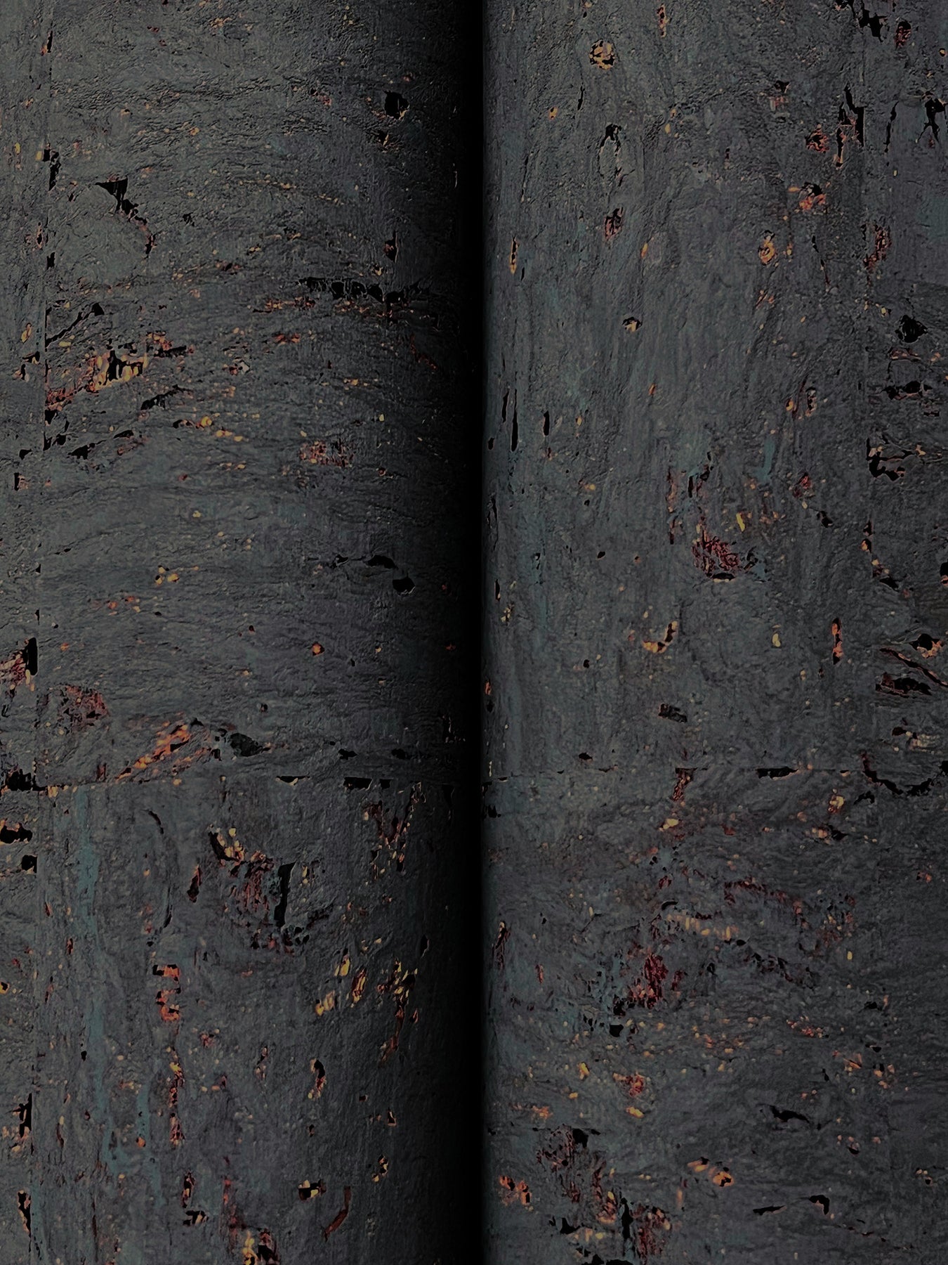 York Wallcoverings Ronald Redding Caldera Cork Dark Grey Wallpaper Cork Naturals Dark Grey  Wallpaper - GRL88368