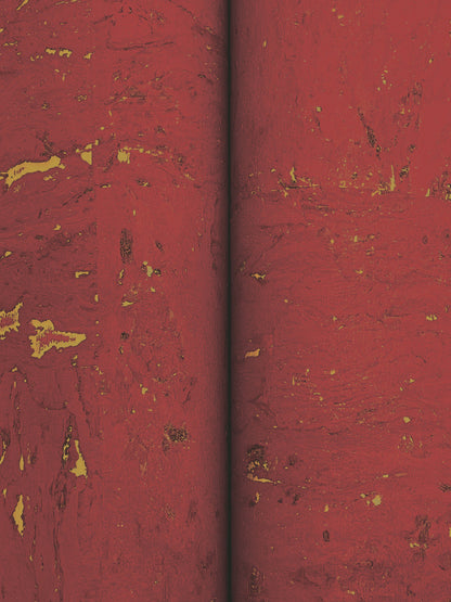 York Wallcoverings Ronald Redding Caldera Cork Crimson Wallpaper Cork Naturals Crimson  Wallpaper - GRL88373