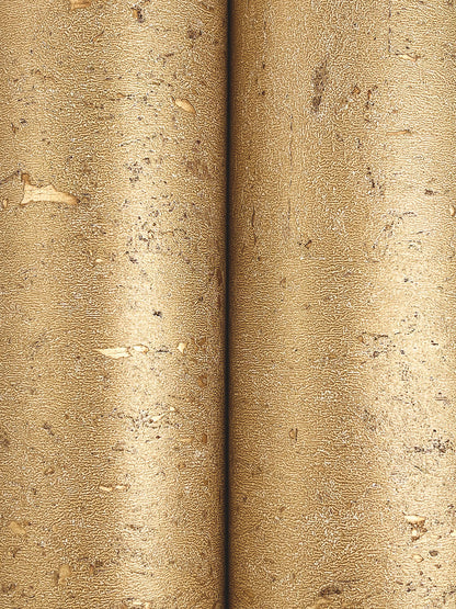 York Wallcoverings Ronald Redding Caldera Cork Antique Gold Wallpaper Cork Naturals Antique Gold  Wallpaper - GRL88374