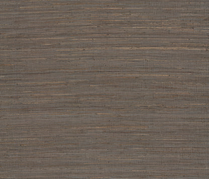 Neutral taupe-gray woven upholstery fabric with subtle horizontal stripes; versatile for sofa cushions or drapery.