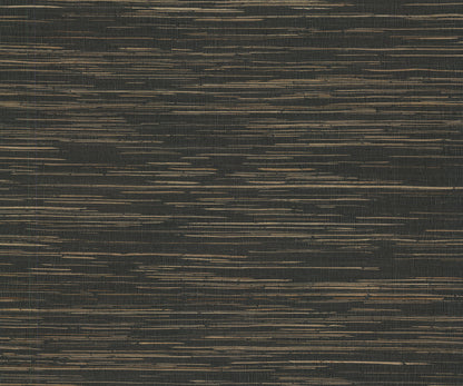 York Wallcoverings Ronald Redding Multicolored Hemp Gunmetal Wallpaper Grasscloth Naturals Gunmetal  Wallpaper - GRL88379