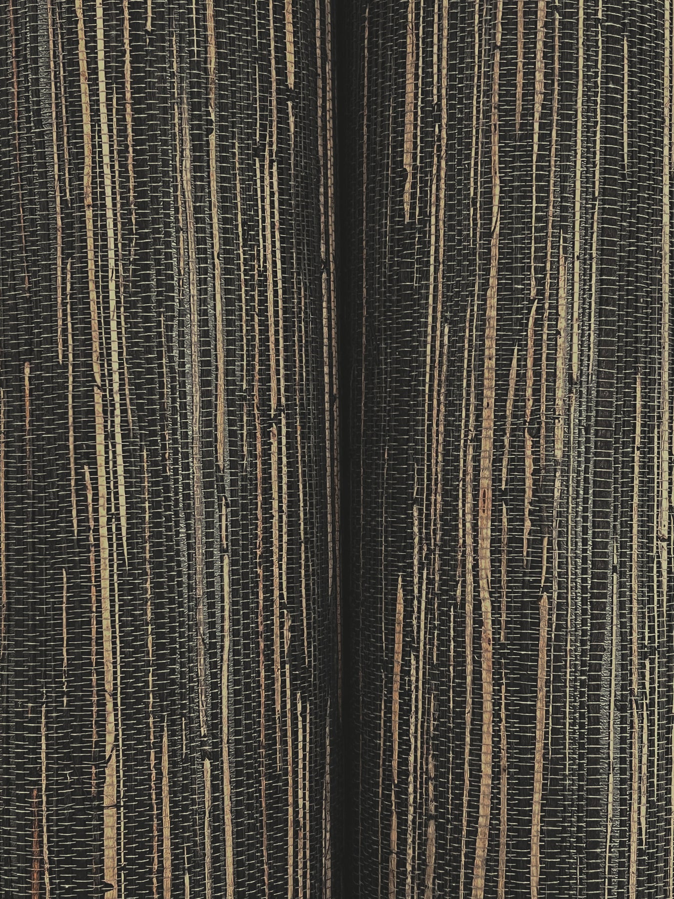 York Wallcoverings Ronald Redding Multicolored Hemp Gunmetal Wallpaper Grasscloth Naturals Gunmetal  Wallpaper - GRL88379