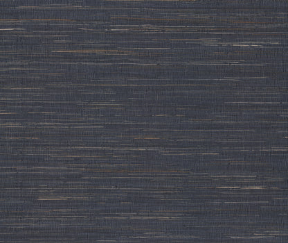 York Wallcoverings Ronald Redding Multicolored Hemp Navy Wallpaper Grasscloth Naturals Navy  Wallpaper - GRL88381