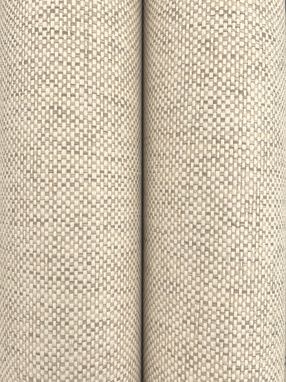 York Wallcoverings Ronald Redding Check Paperweave Toasted Walnut Wallpaper Paper Weave Naturals Toasted Walnut  Wallpaper - GRL88398