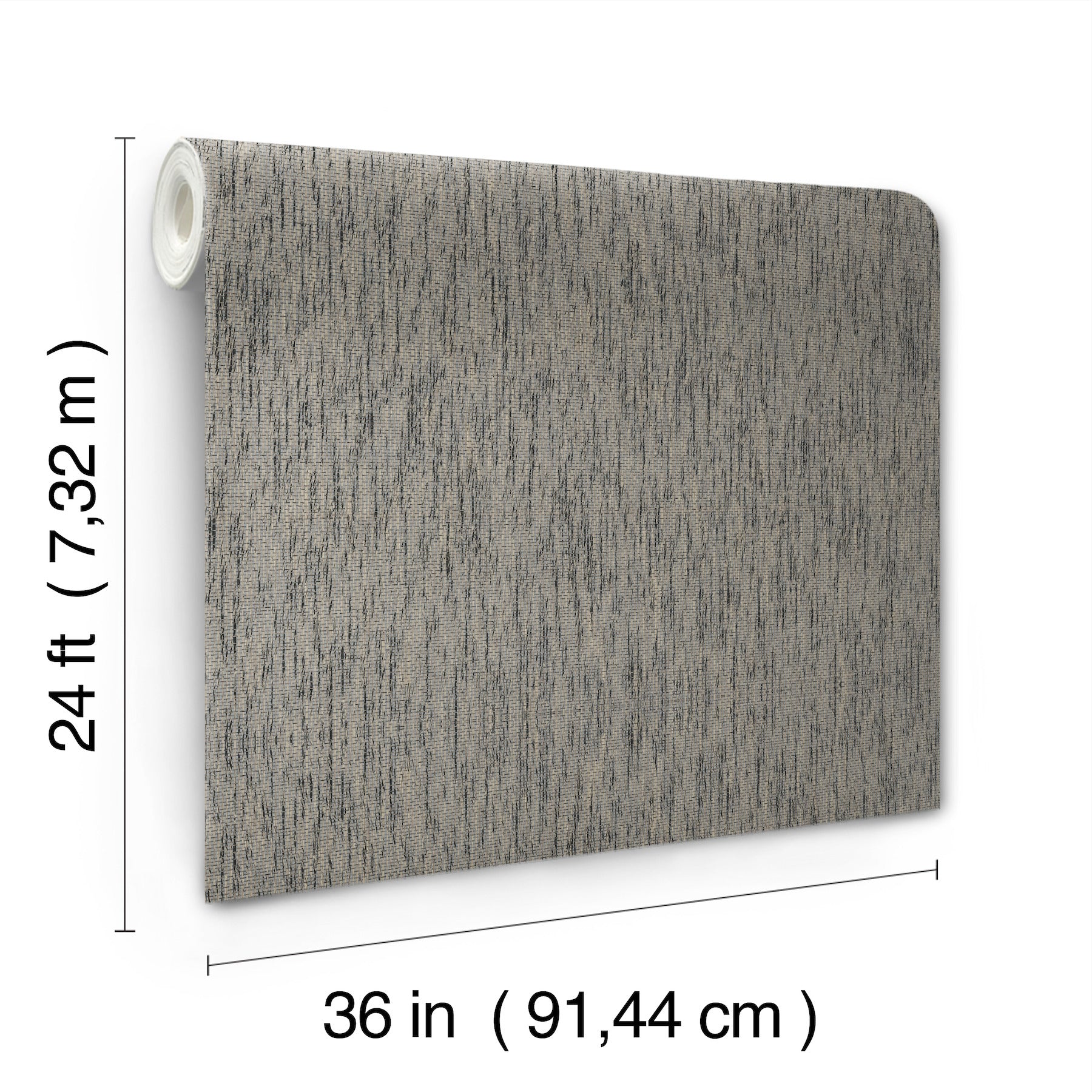 Gray granite-textured wall panel, rectangular, 24 ft long by 36 in wide, modern speckled finish.