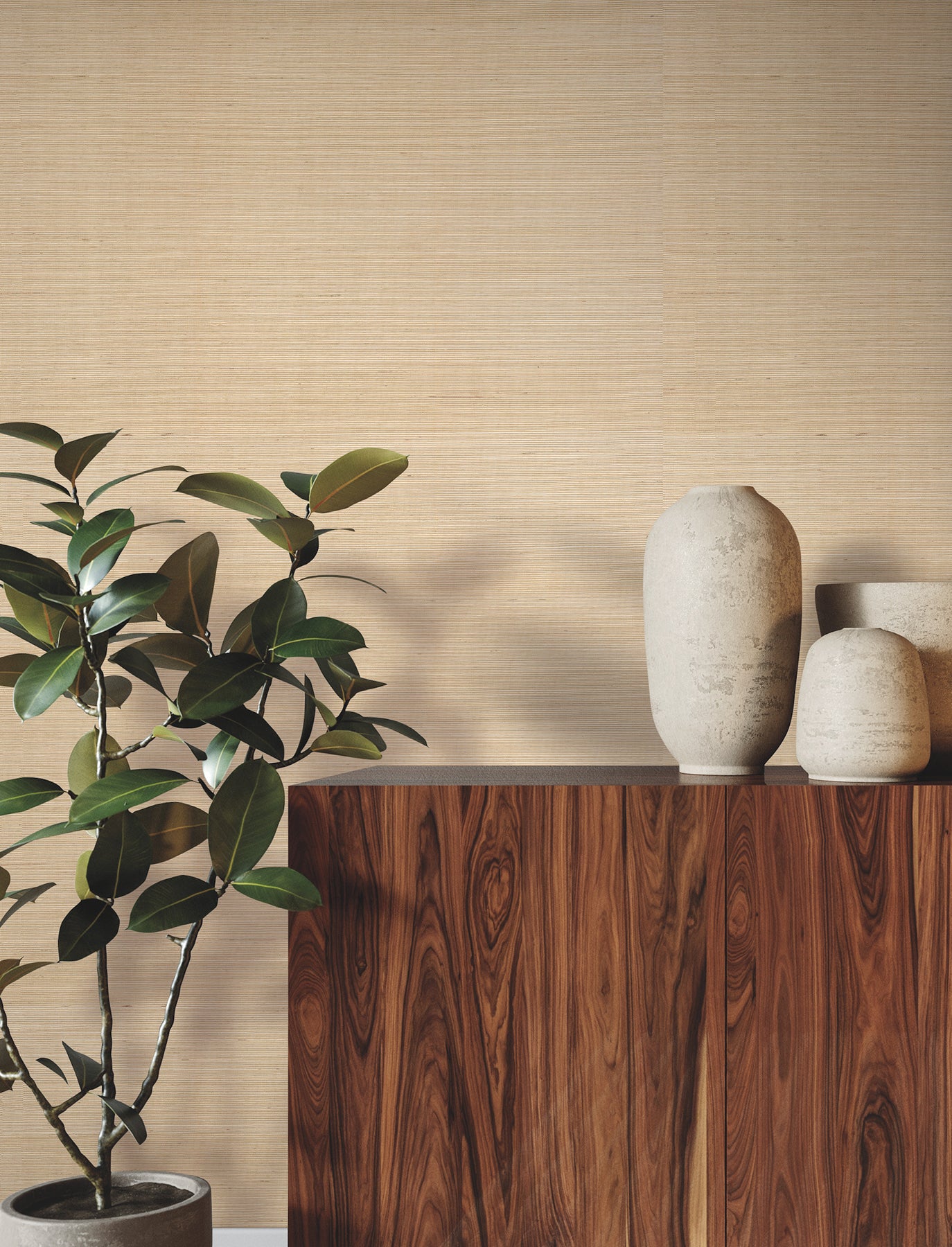 York Wallcoverings Ronald Redding Glistening Sisal Golden Wallpaper Grasscloth Naturals Golden  Wallpaper - GRL88403