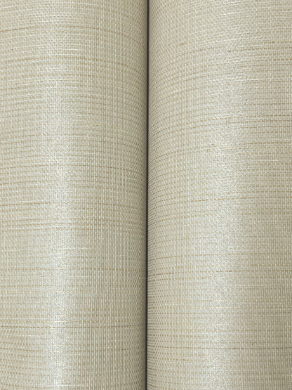 York Wallcoverings Ronald Redding Fine Abaca Ivory Wallpaper Grasscloth Naturals Ivory  Wallpaper - GRL88409