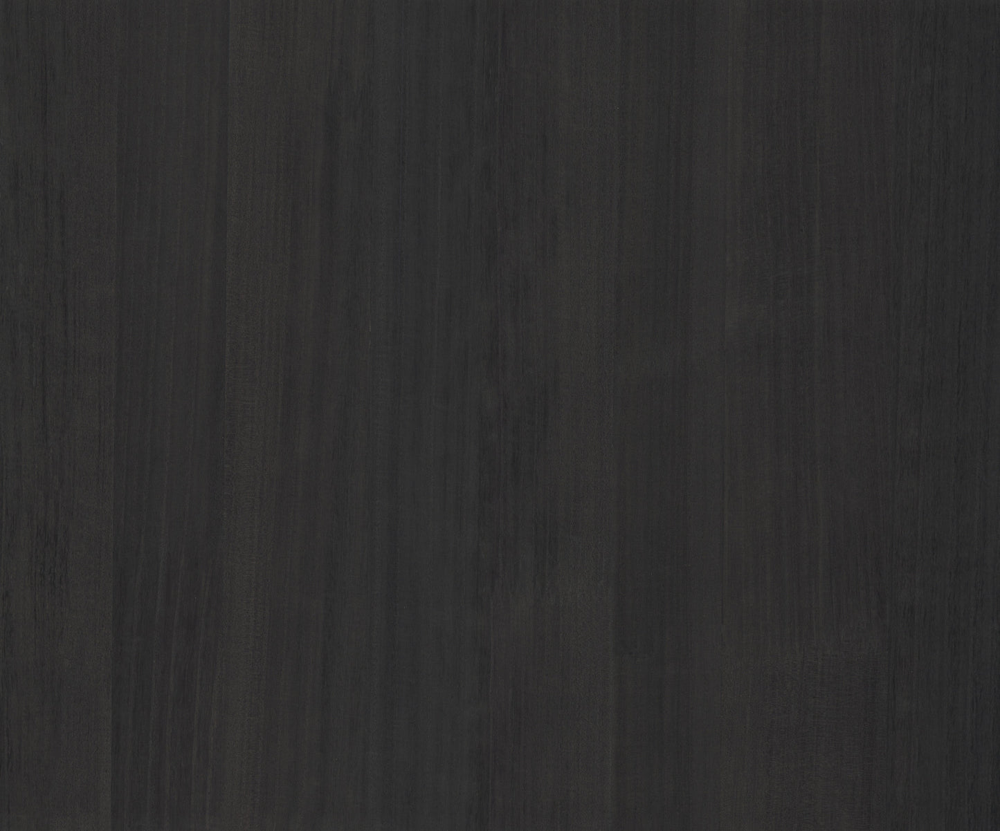 Dark charcoal wood veneer wallpaper with subtle vertical grain lines.