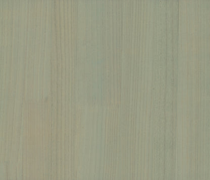 Graywashed wood veneer wallpaper with subtle beige undertones and vertical wood grain in a Willow design.
