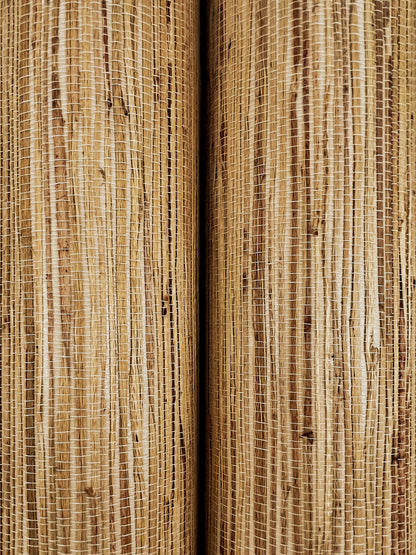 York Wallcoverings Ronald Redding Multicolored Hemp Dorset Gold Wallpaper Grasscloth Naturals Dorset Gold  Wallpaper - GRL88469