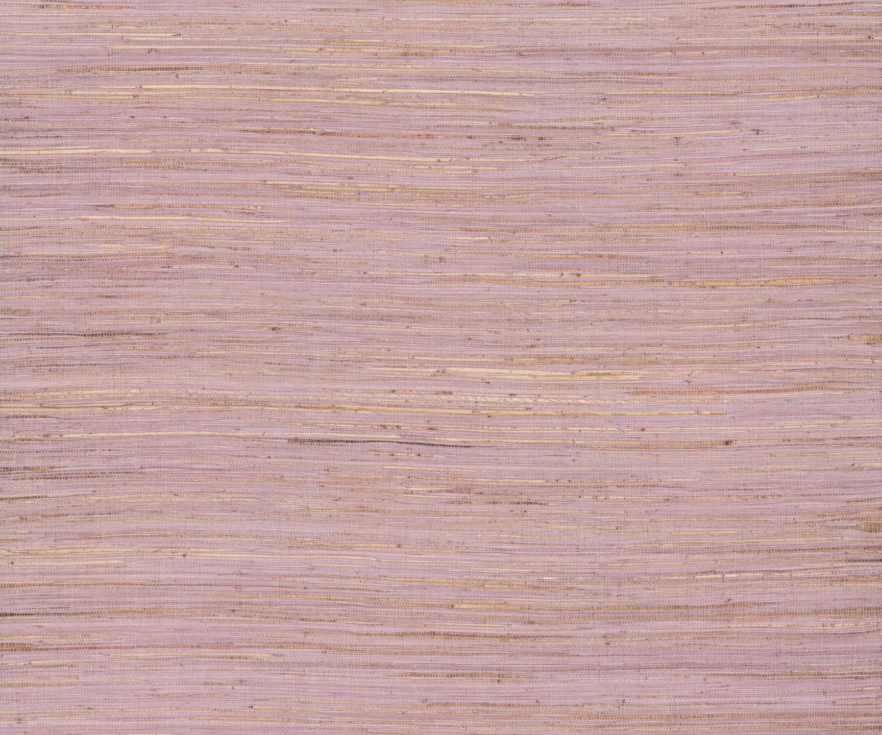 Pink-lavender multicolored hemp grasscloth wallpaper with natural texture.