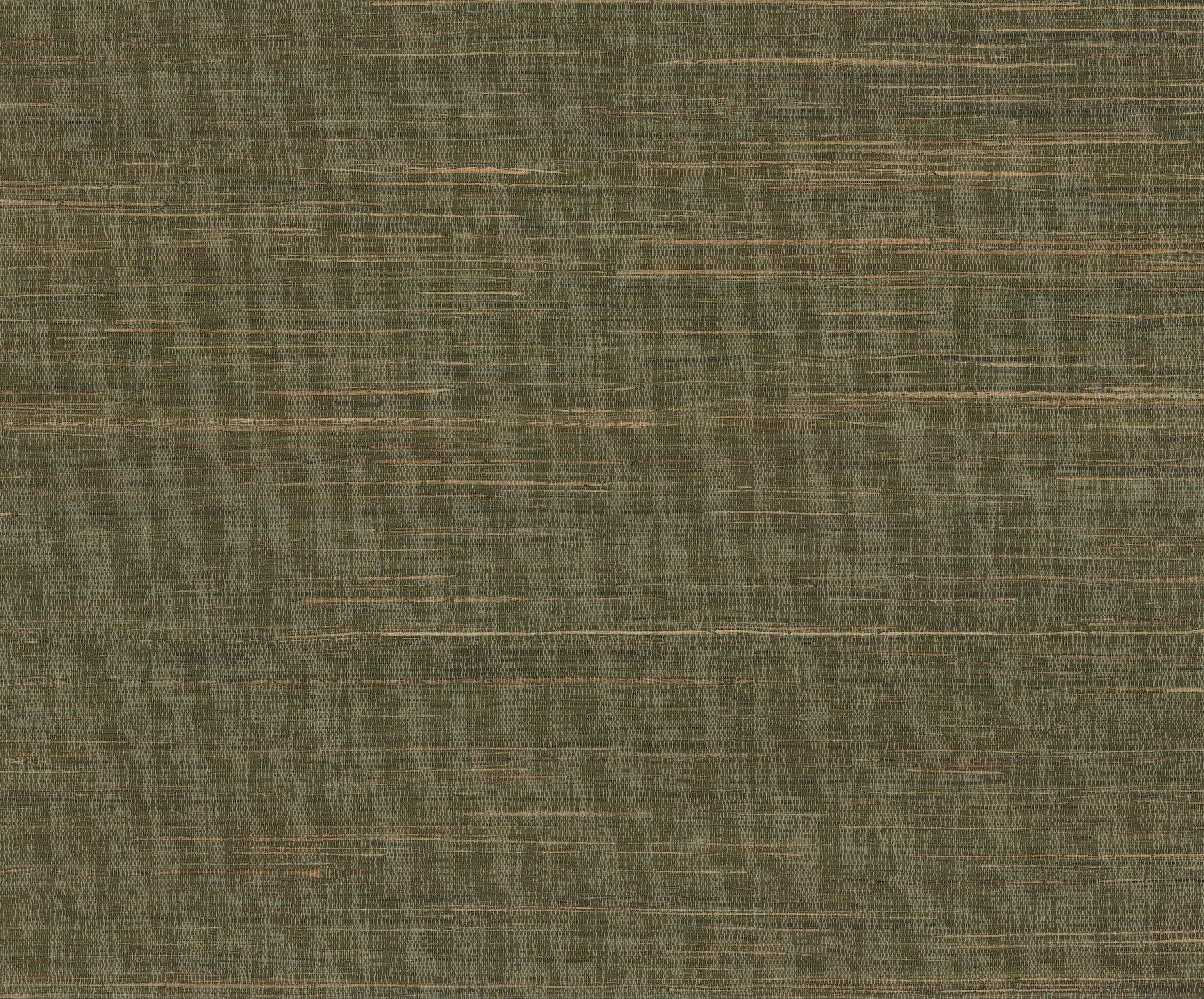 Olive-green wallpaper with a linen-like woven texture and subtle horizontal stripes.