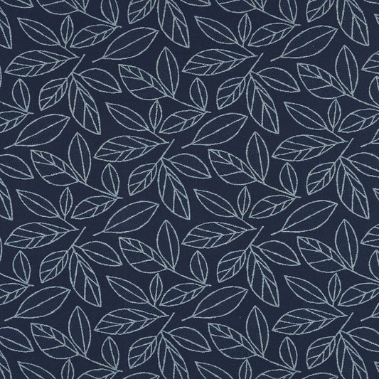 JF Fabrics Crypton GROWTH 65 Fabric Foliage, Novelty Blue, Turquoise  Woven - 8947265 J8911