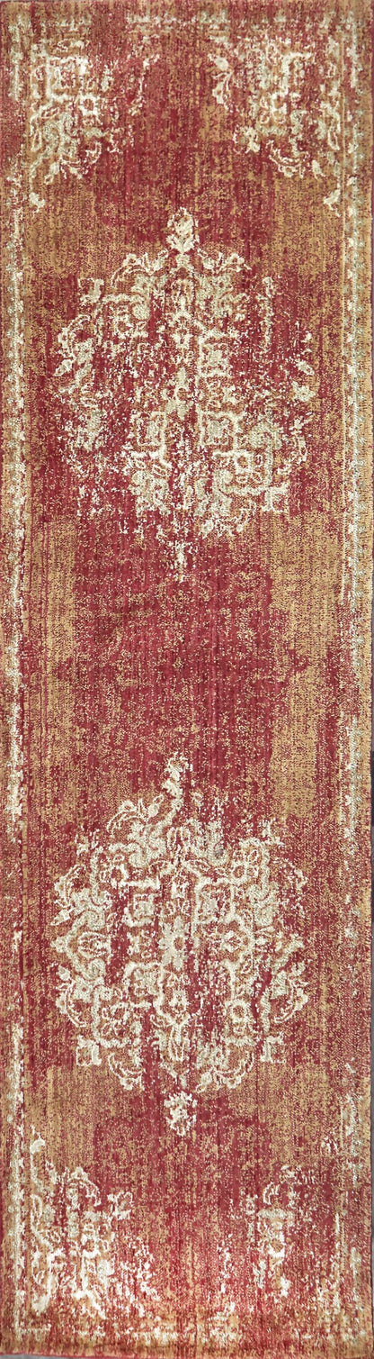 Traditional rug runner, 2' x 8'.